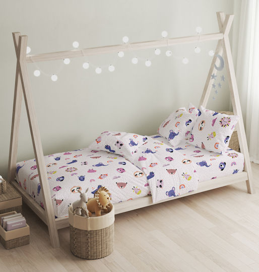 Cokitex Σετ Μονά Pink 165x270cm Cokitex Σετ Μονά Pink 165x270cm