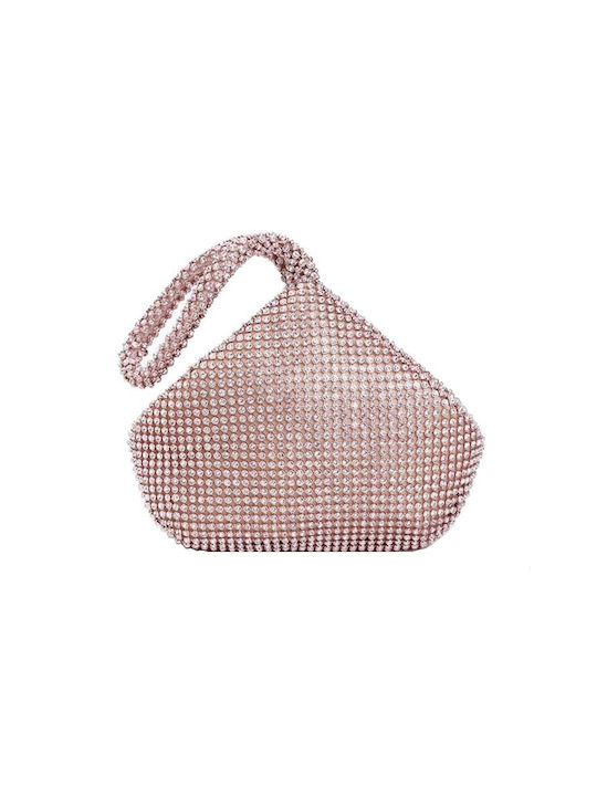 Women's Pouch Hand Pink Gold