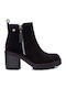 Women's Ankle Boots with Medium Heel Black