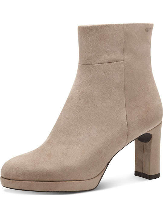 Tamaris Stiefeletten Damen Beige 1-25331-43-341 Skroutz Germany