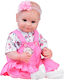 Baby Doll In Pink Romper Frill + Accessories Za5359