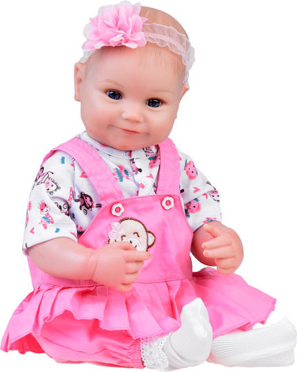 Baby Doll In Pink Romper Frill + Accessories Za5359