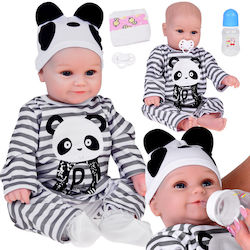 Lovely Soft Boy Doll 45cm Lifelike Dressed In Panda Overalls Za5358 Lovely Soft Boy Doll 45cm Lifelike Dressed In Panda Overalls Za5358