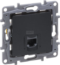 Niloe Selection Steckdose Rj45 Cat 5 Utp Anthrazit 762271