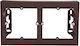 Kontakt-simon Surface-mounted Box Double Plate Braz Matte Dpn2/46