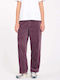 Weellow Γυναικείο Jean Παντελόνι σε Loose Εφαρμογή Vintage Violet