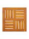 vidaXL Square Table Surface made of Solid Wood Brown 40x40x2cm 4004252 1pcs