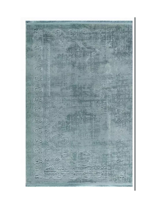 Tzikas Carpets Deluxe 25163-050 Anti-slip Rug Rectangular Light Blue