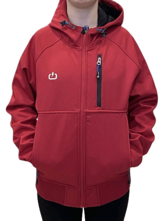 Jacke Bomber Wasserdicht und Winddicht Berry