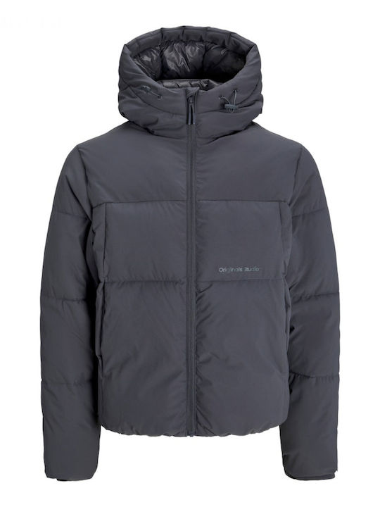 Jack & Jones Winter Jacke Puffer Winddicht Gray
