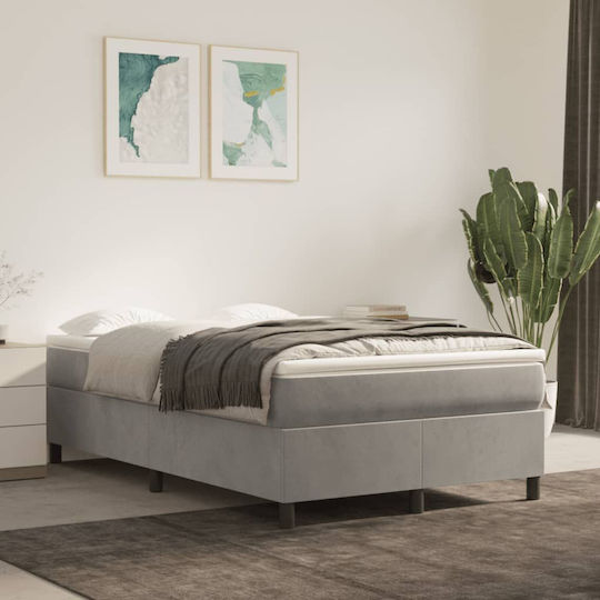 vidaXL Mattress Topper Semi-Double Foam with Removable Cover 120x210x5cm