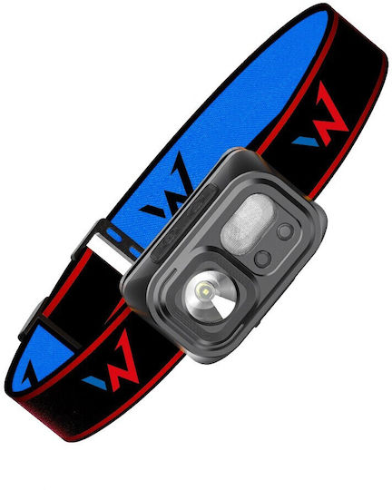 Wonder Rechargeable Headlamp LED IP44 with Maximum Brightness 150lm Black