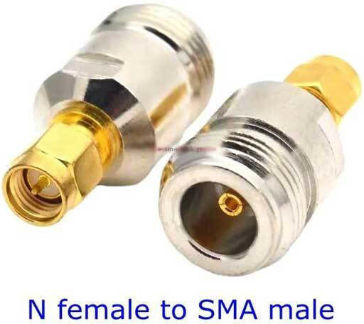 Converter N-Connector female to SMA male 1pcs
