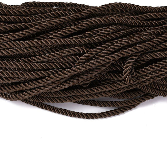 Gedrehte Kordel Braun 5mm 10 Meter