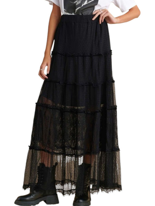 Attrattivo Skirt with Tulle Black