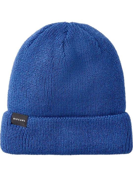 Beanie Unisex Beanie Knitted in Navy Blue color