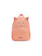 Zoolittle School Bag Backpack Kindergarten Orange with Water Bottle Holder 8Liters