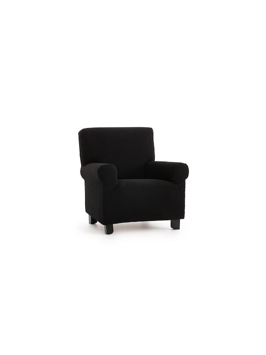 Mc Decor Δήλος Ελαστικό Κάλυμμα Πολυθρόνας Μαύρο