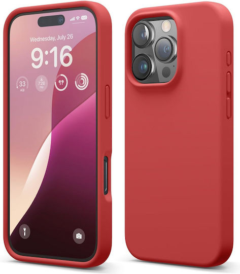 Elago Premium Liquid Back Cover Silicon Roșu (iPhone 16 Pro)