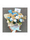 Themagio Scented Soy Wax Flower Bouquet It's A Boy 12 X 14cm White Box
