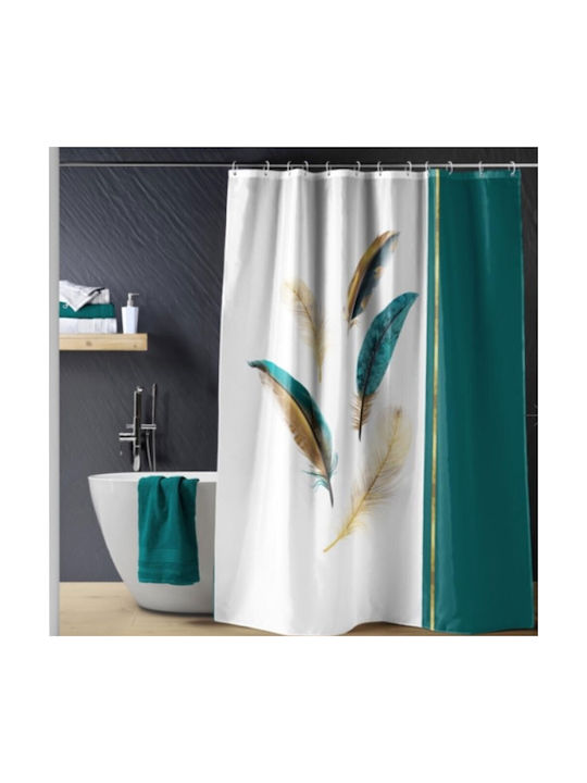 Plumiss Shower Curtain 180x200cm White