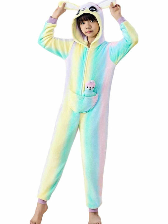 Pretty Lingerie Kinder Einteiliger Schlafanzug Winterlich Baumwoll Mehrfarbig
