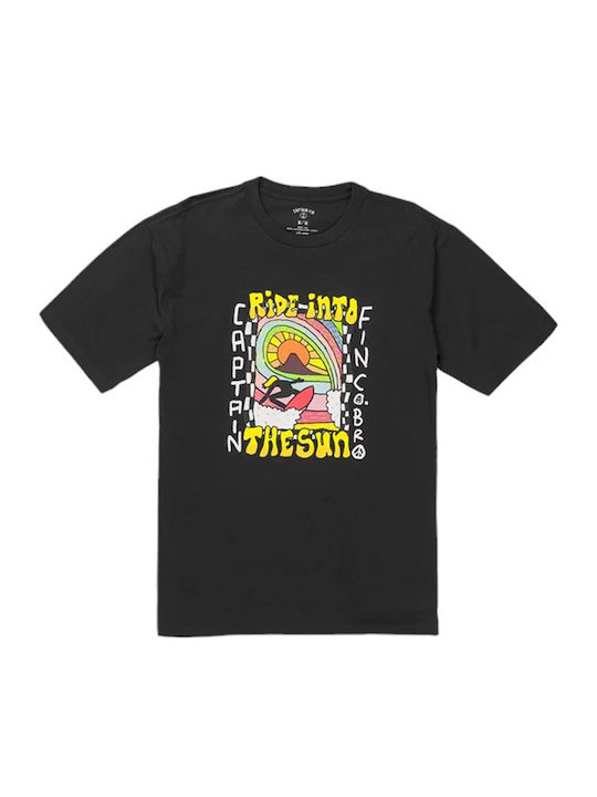 Captain Fin T-shirt Black