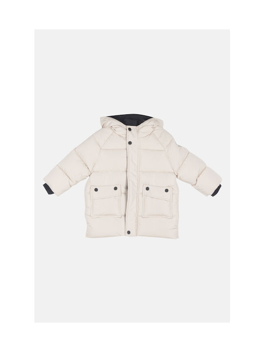 Joyce Kids Quilted Jacket ecru