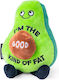 Punchkins Λούτρινο Avocado "I'm The Good Kinda Fat" 18 εκ.