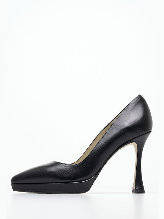 Pedro Miralles Leather Black Heels