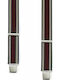 Victoria Suspenders Monochrome Burgundy