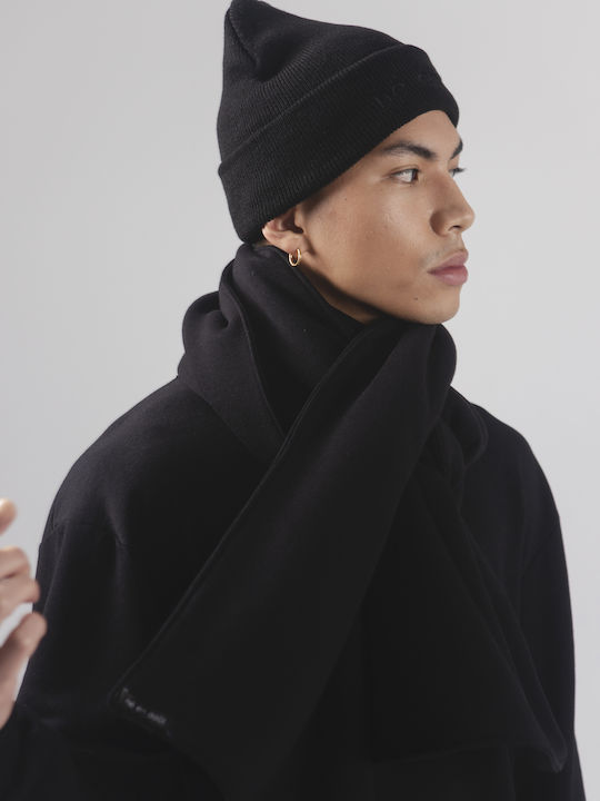 Beanie Unisex Beanie Knitted in Black color