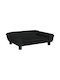 Sofa Schwarz 70x45x26cm 1Stück
