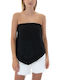 Γυναικεία Μπλούζα Strapless Μαύρο