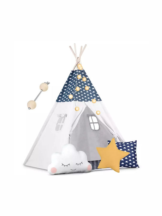 Nukido Kids Indian Teepee Play Tent Blue