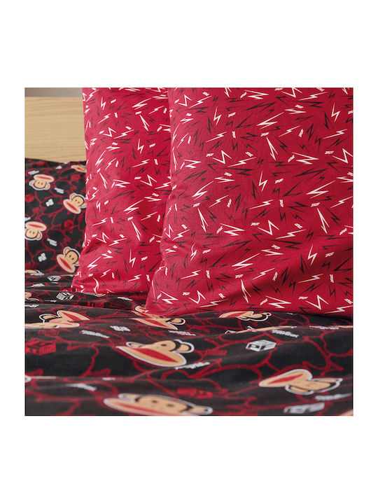Kentia Paul Frank 51a Set Σετ Παιδικές Μαξιλαροθήκες από 100% Βαμβάκι 50x70εκ. Red Kentia Paul Frank 51a Set Σετ Παιδικές Μαξιλαροθήκες από 100% Βαμβάκι 50x70εκ. Red