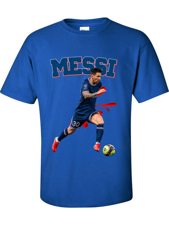 Kids' T-shirt Blue Roulette