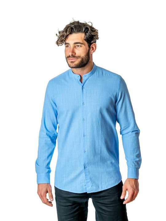 Bumbac Cămașă Light Blue
