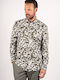 Long Sleeve Shirt in Regular Fit Floral Olive