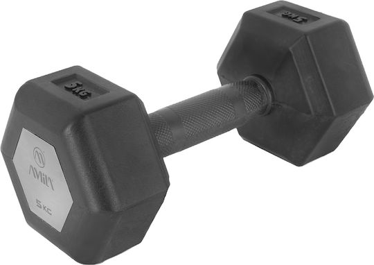 AMILA Βαράκι Εξάγωνο Λαστιχένιο 1 x 5kg