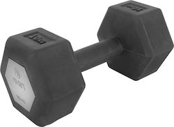 AMILA Original Rubber S Hantel Sechseckig Gummiert 1 x 10 kg