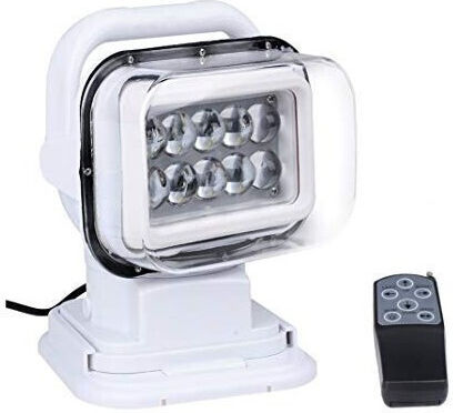 Drehbarer LED-Flutlichtstrahler mit kabelloser Fernbedienung 50W 4000 Lumen Spotstrahl Weiß
