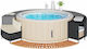 vidaXL Spa / Υδρομασάζ 365614