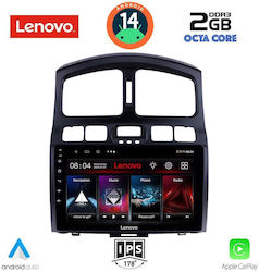 Lenovo Ηχοσύστημα Hyundai Santa Fe 2003-2006 με Bluetooth, USB, GPS Lenovo Ηχοσύστημα Hyundai Santa Fe 2003-2006 με Bluetooth, USB, GPS