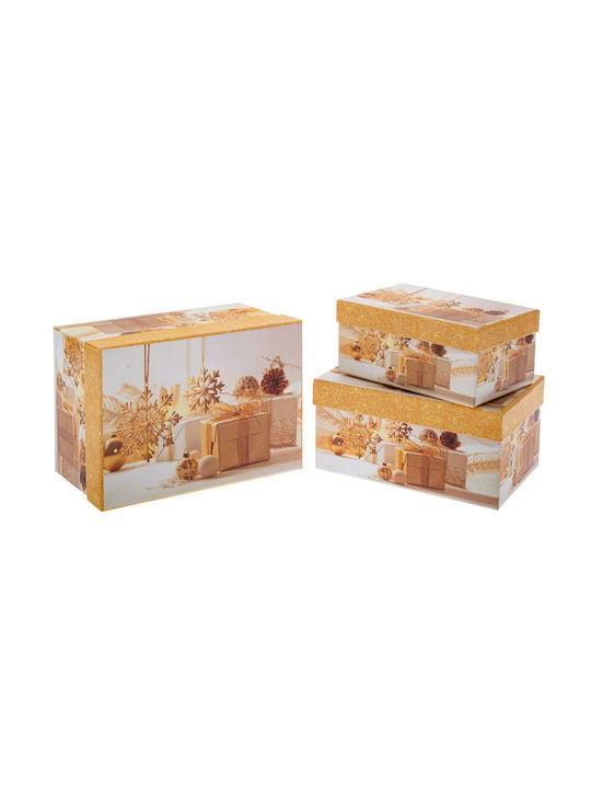 Iliadis Christmas Container Gold 1pcs