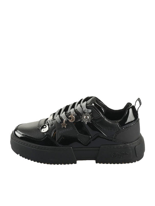 GUESS Donna Sneaker Terria2 – Nero, Suola In Gomma, Tacco Piatto, Chiusura Stringata – Numero 40