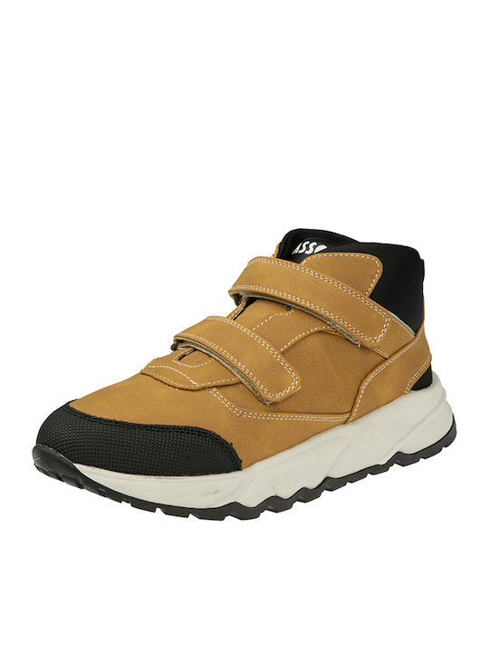 Kids Boots with Velcro Yellow