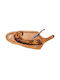 Nakaro Wood Wooden Serving Platter Light Brown 60x24x3cm