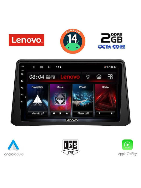 Lenovo Ηχοσύστημα Αυτοκινήτου για Opel Mokka 2012-2015 (Bluetooth/USB/AUX/WiFi/GPS/Apple-Carplay/Android-Auto) με Οθόνη Αφής 9"