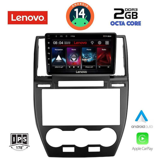 Lenovo Car Audio System for Land Rover Freelander 2006-2014 (Bluetooth/USB/AUX/WiFi/GPS/Apple-Carplay/Android-Auto) with Touch Screen 9"